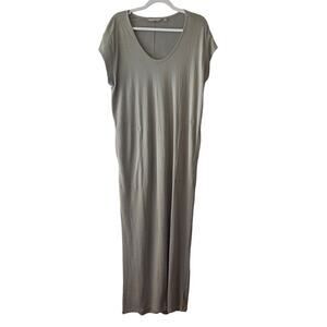 ATHLETA Women's size M Martinique Sage Green T-shirt Maxi Dress Casual Vacation